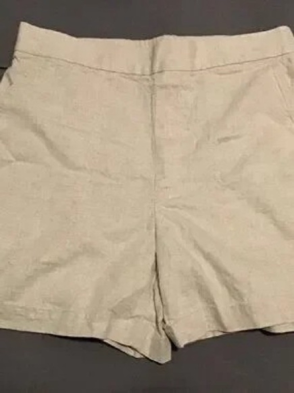 Banana Republic Beige Tailored High-Rise Shorts